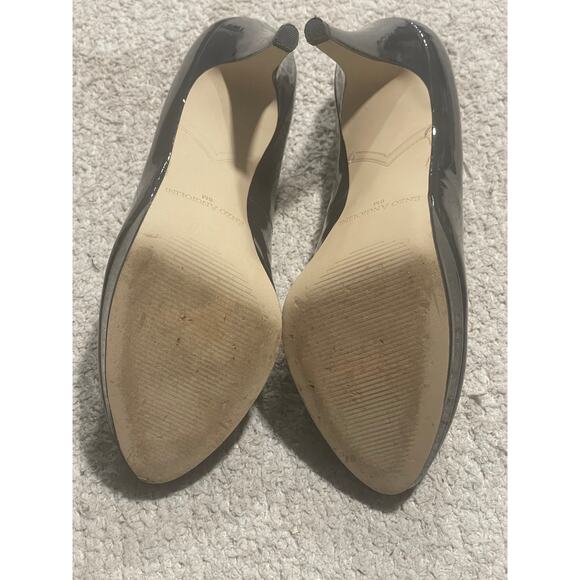 Enzo Angiolini EADIXY Pumps Heels Women's 8 M Patent Leather SFT 1212 Gray Blue - Picture 6 of 13